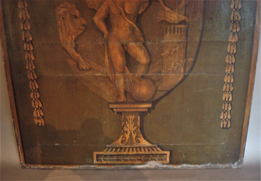 C19th French Painted Neoclassical Panel View III