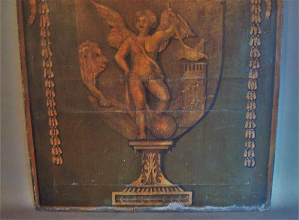 C19th French Painted Neoclassical Panel View VI