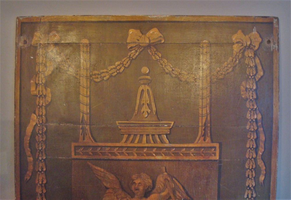 C19th French Painted Neoclassical Panel View VII