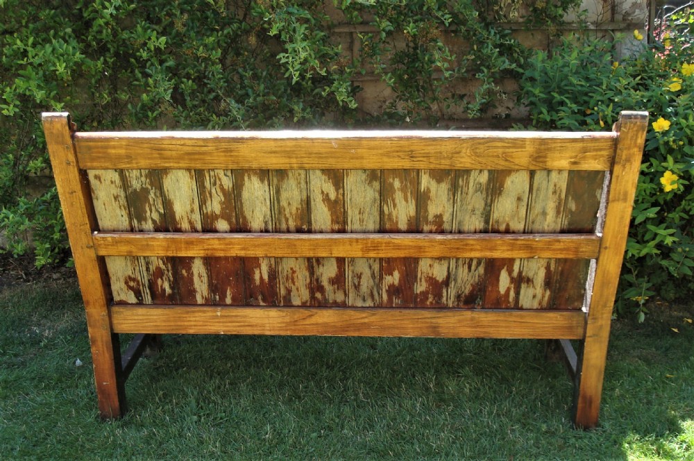 Early C20th Teak Ship Bench, Garden Seat View V