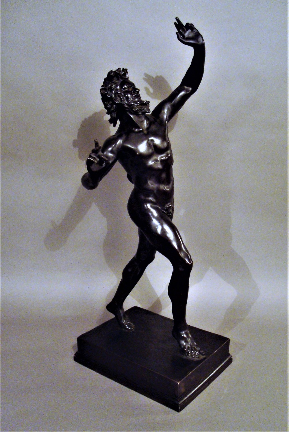 C19th Grand Tour Bronze Sculpture of The Dancing Faun