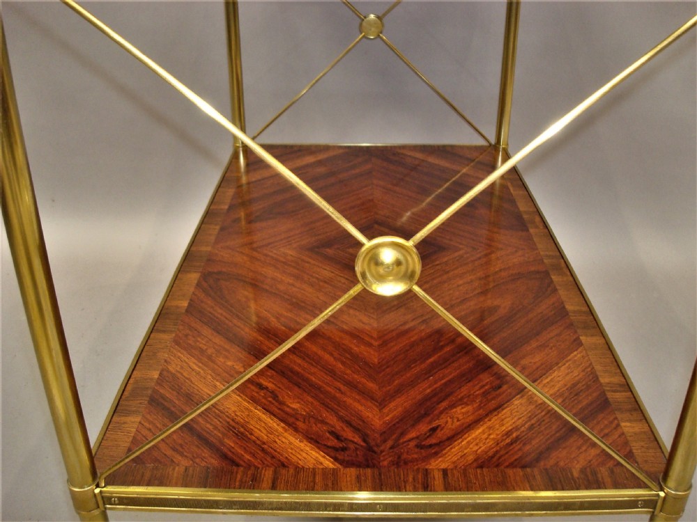 Early C20th French Kingwood and Gilt Brass Etagere View VIII