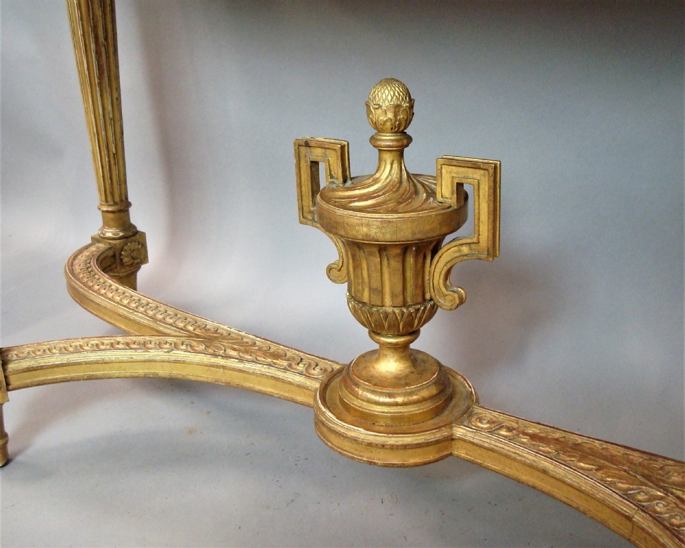 Early C20th Giltwood Console Table by Charles Bernel View XV