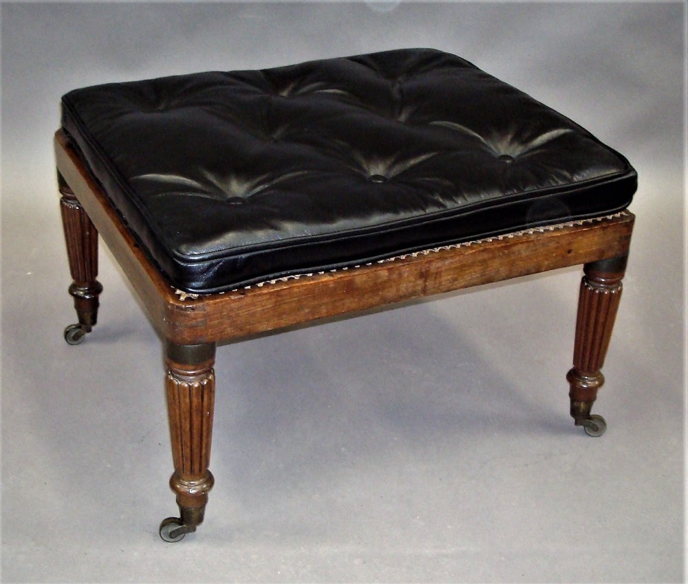 Regency Mahogany Campaign Stool attributed to Gillow