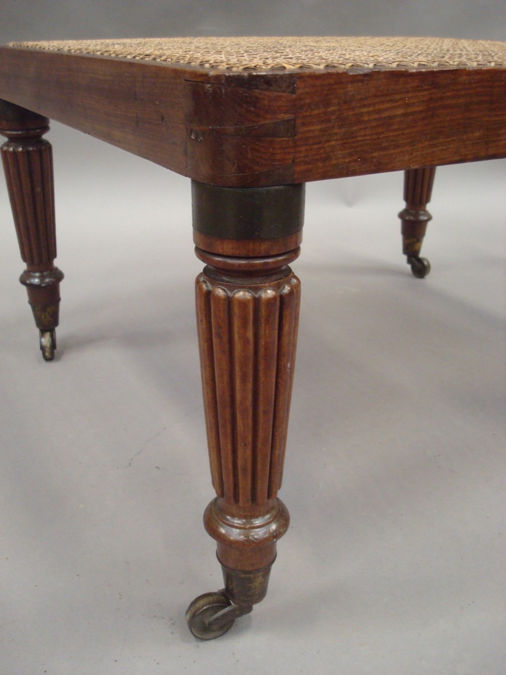 Regency Mahogany Campaign Stool attributed to Gillow View XIV