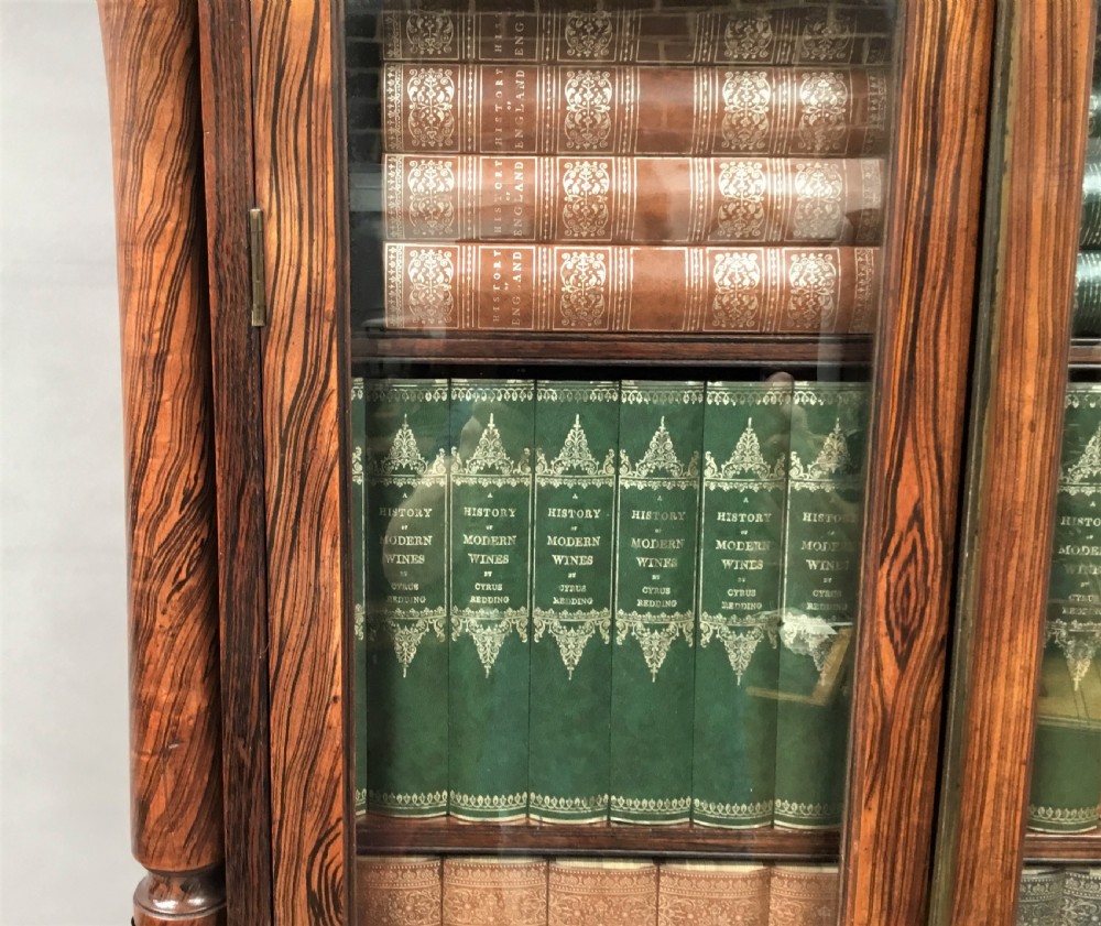 Regency Painted Bookcase of small proportions View VI