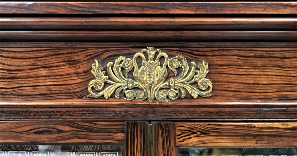 Regency Painted Bookcase of small proportions View XIII