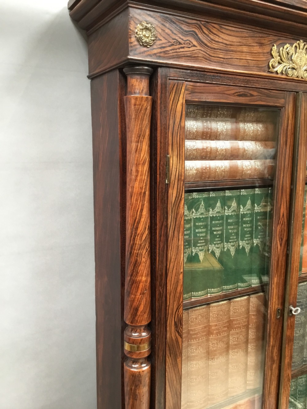 Regency Painted Bookcase of small proportions View XIV