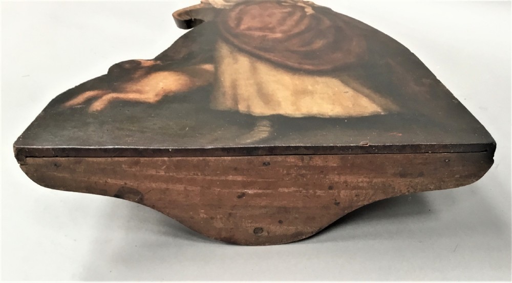 C19th painted dummy board View XI