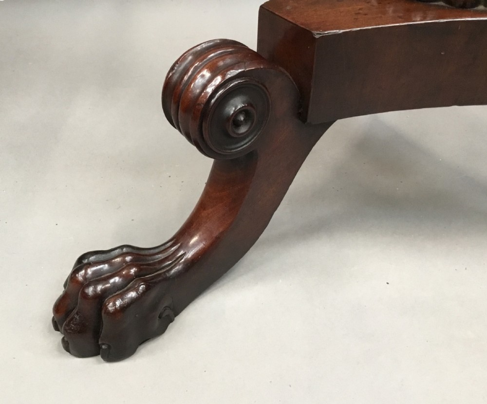 Regency mahogany hat and coat hall stand of large proportions View VI