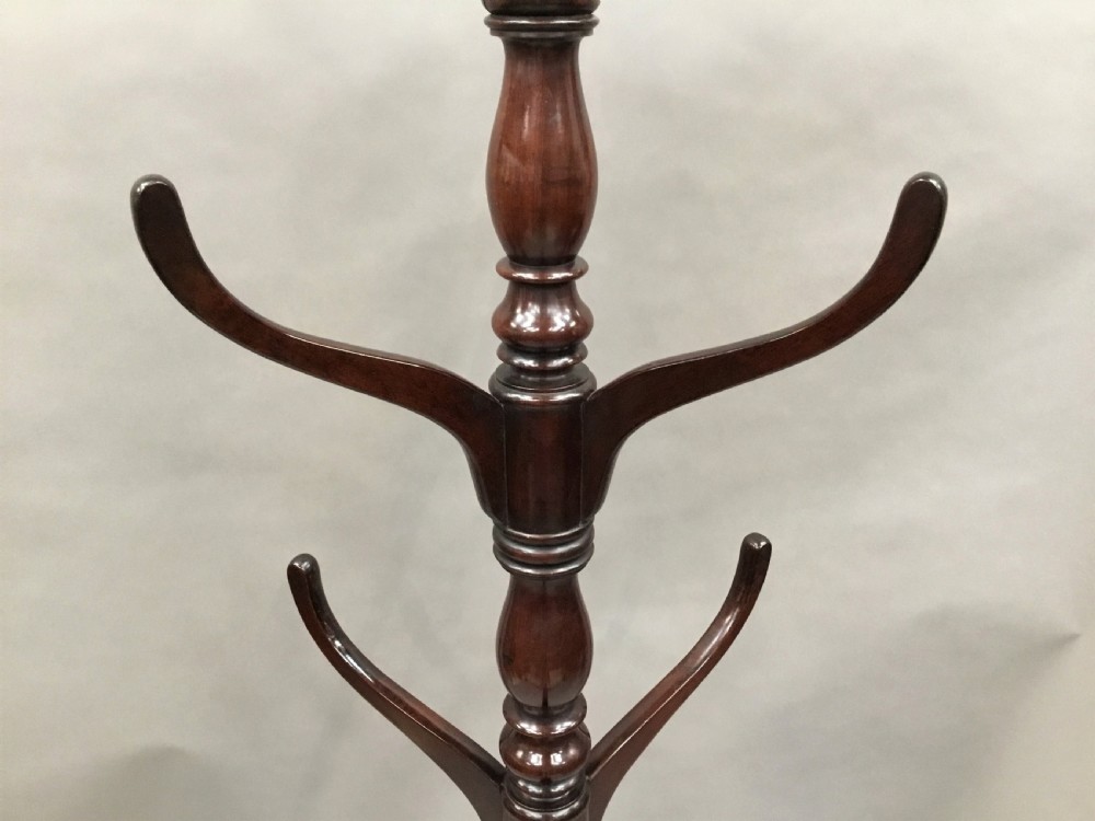 Regency mahogany hat and coat hall stand of large proportions View X