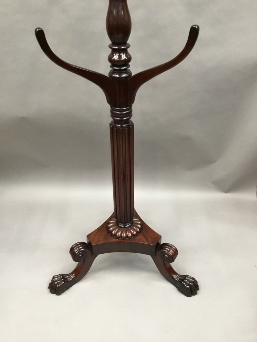 Regency mahogany hat and coat hall stand of large proportions View XI