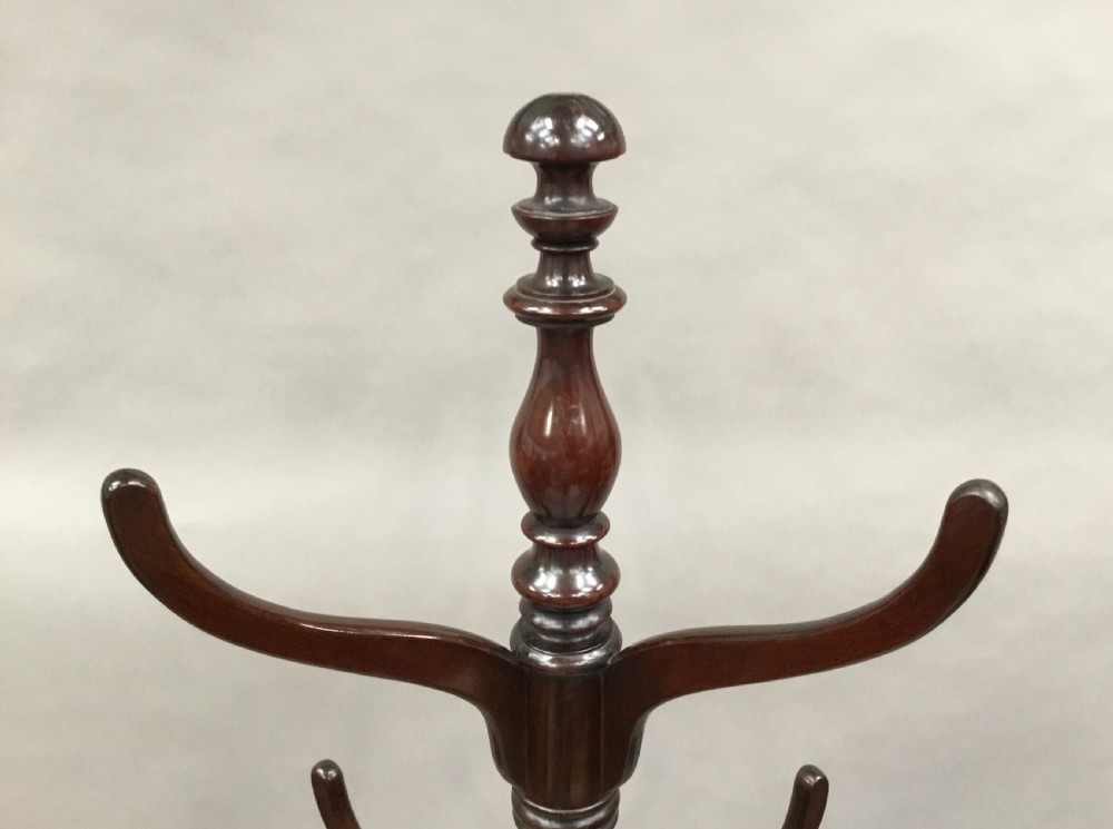 Regency mahogany hat and coat hall stand of large proportions View XVI