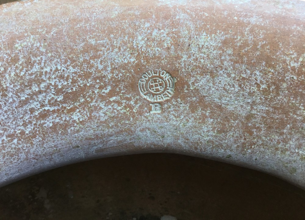 C19th terracotta Doulton urn View IV