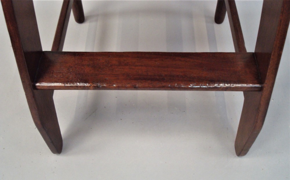 Early C20th set of mahogany library steps View XIV