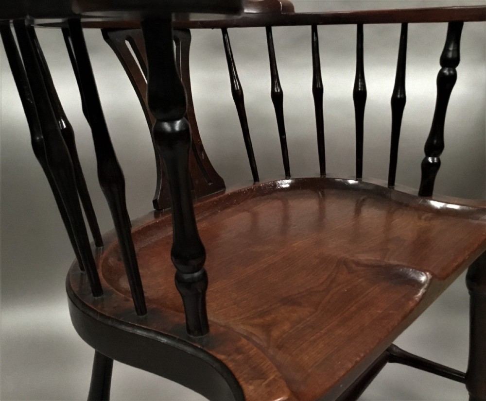 George II mahogany windsor type armchair View XV