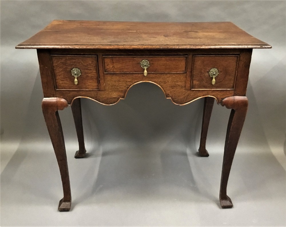 Georgian English oak lowboy
