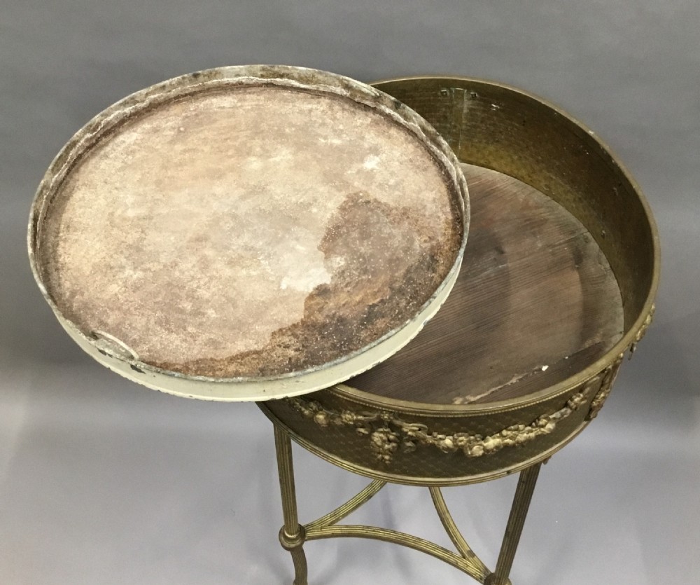 C19th French gilt brass jardiniere View XI