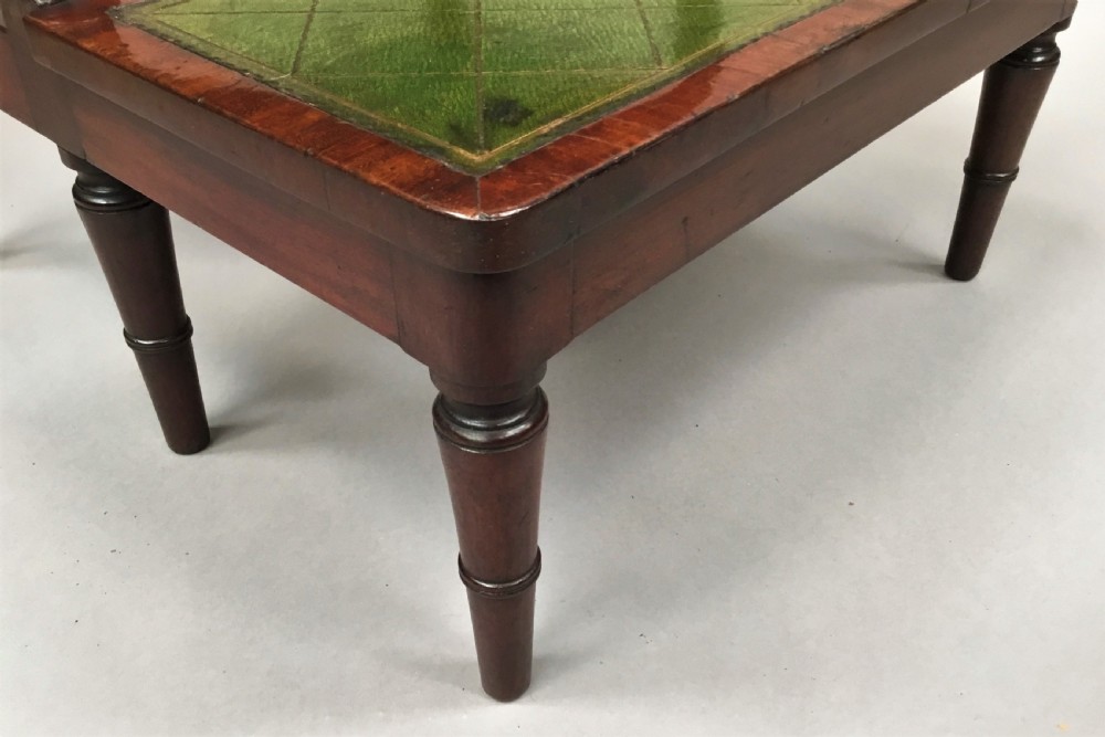 Regency pair of mahogany library steps View XIV