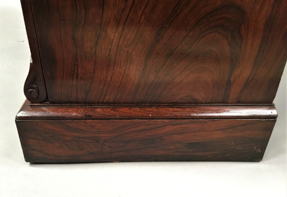 Regency rosewood open dwarf bookcase View XI