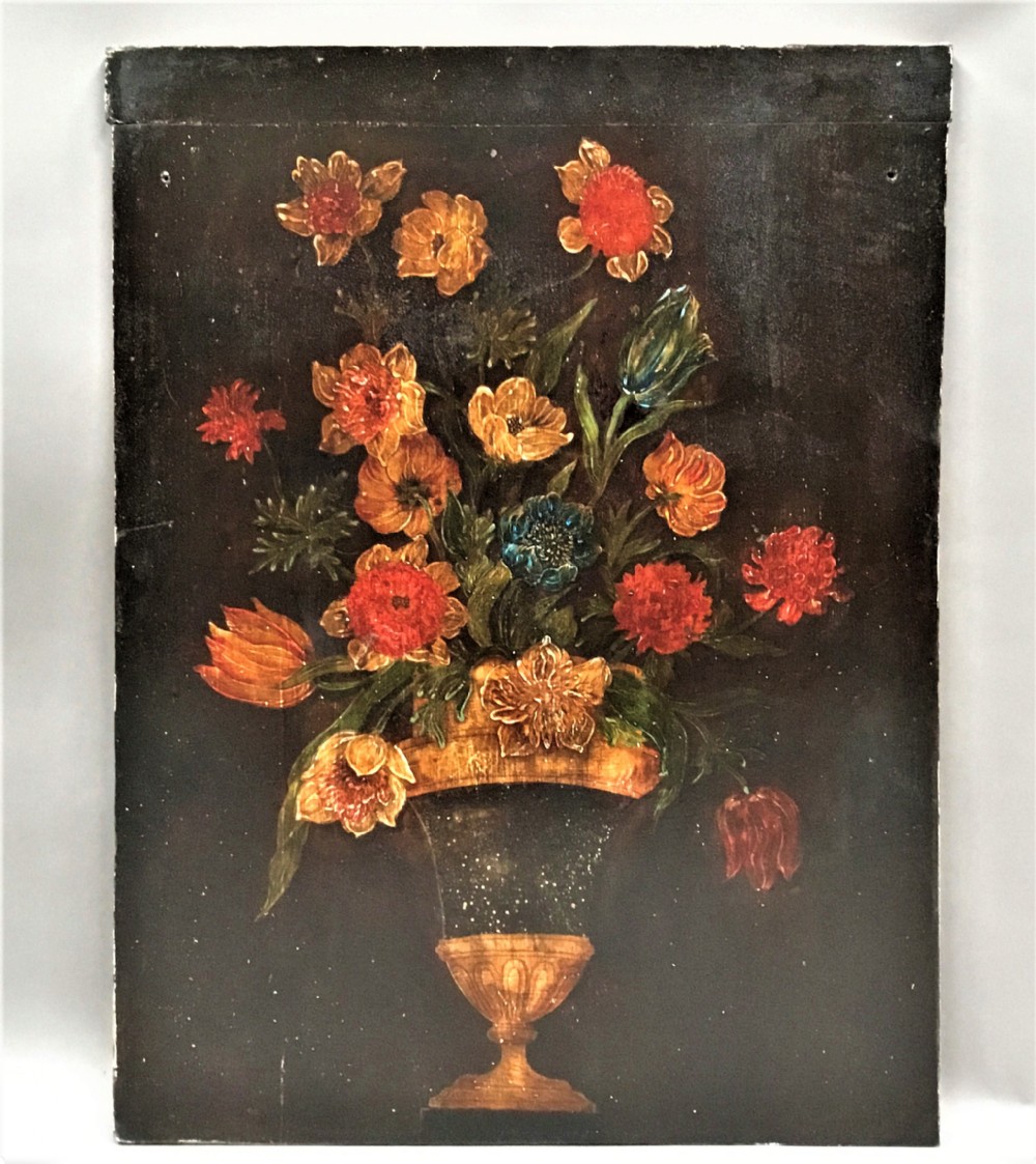C19th Dutch painted panel