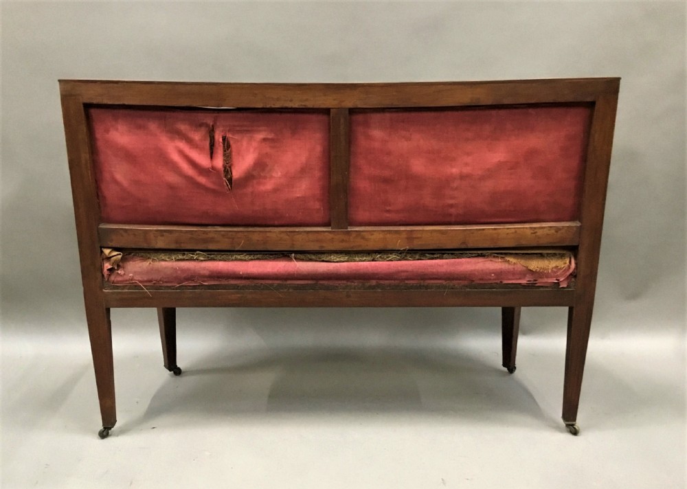 Late C18th Italian walnut hall seat View XII