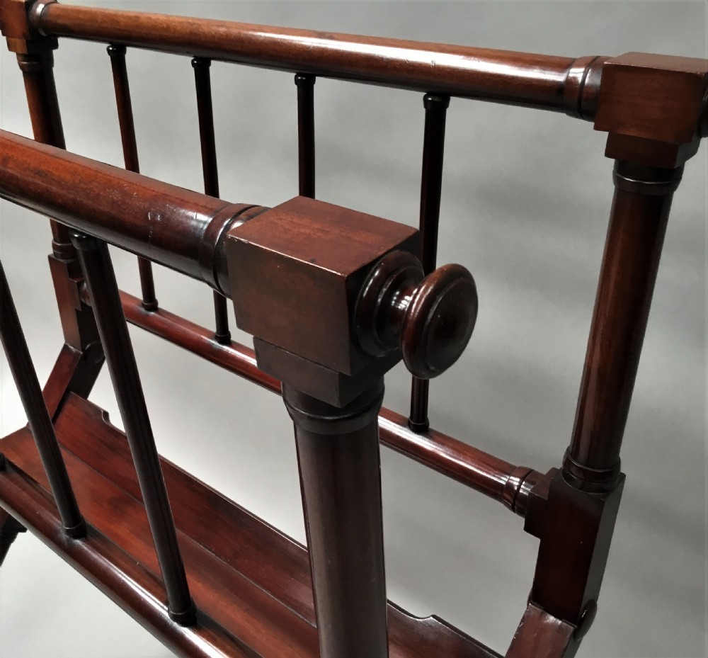 Regency mahogany folio stand View XI