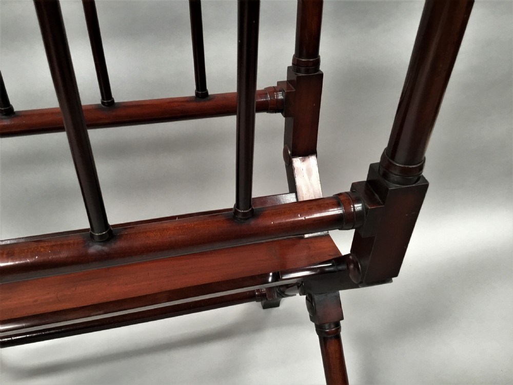 Regency mahogany folio stand View XII