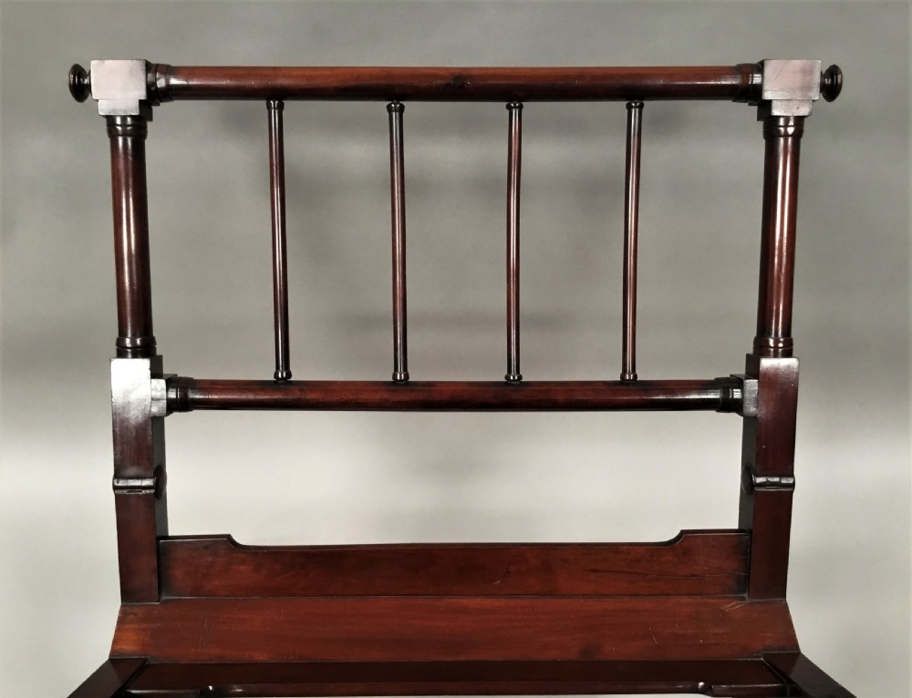 Regency mahogany folio stand View XIII