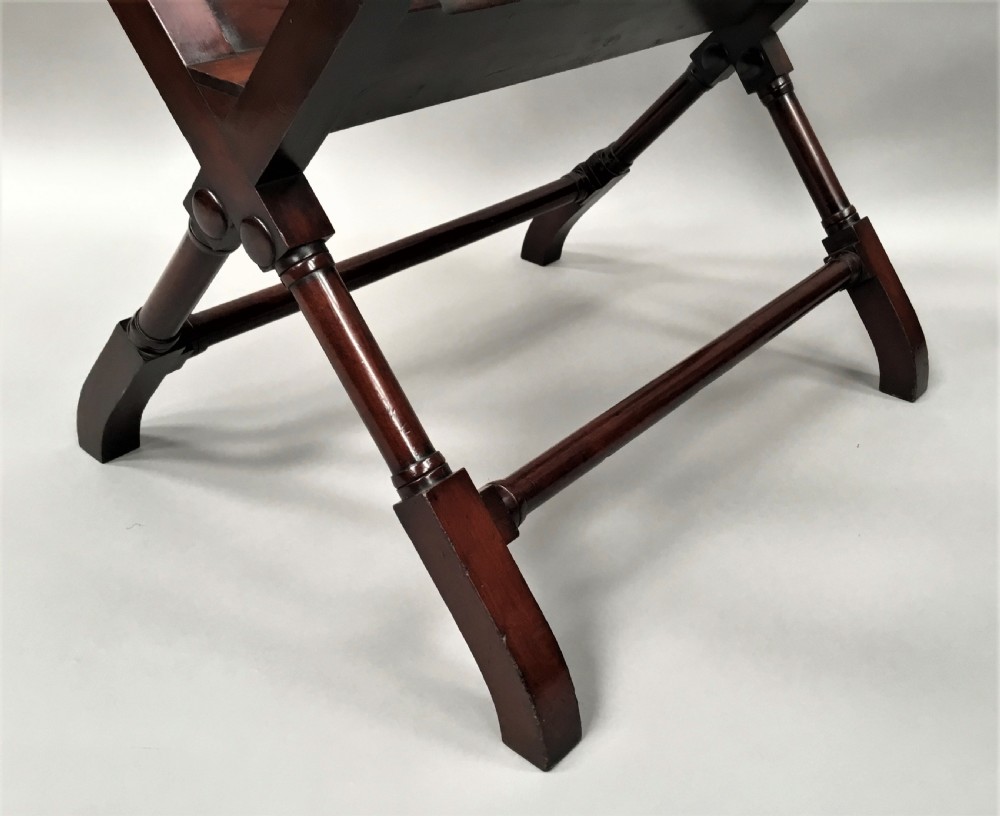 Regency mahogany folio stand View XIV