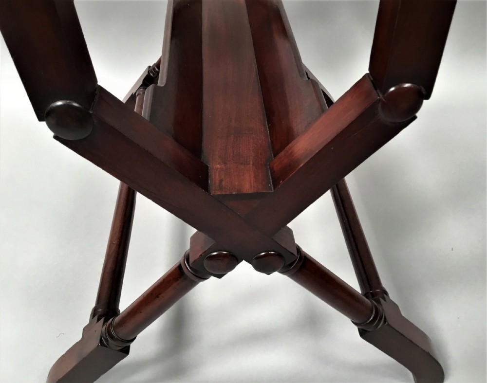 Regency mahogany folio stand View XV
