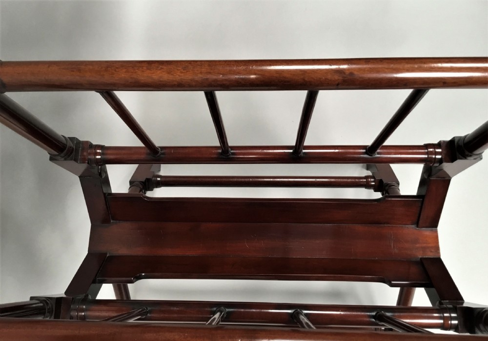 Regency mahogany folio stand View XVI