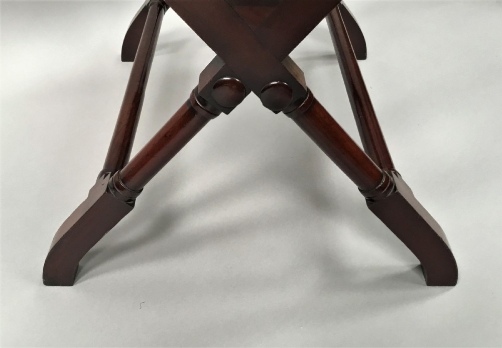 Regency mahogany folio stand View XVII