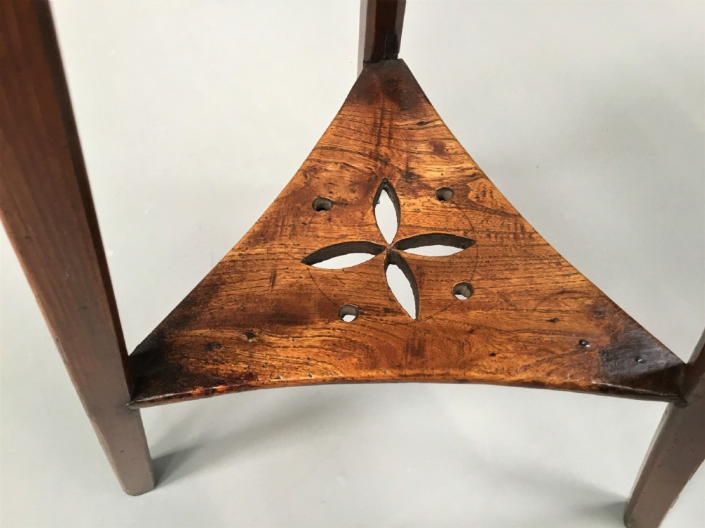 C18th elm cricket table of small proportions View VI