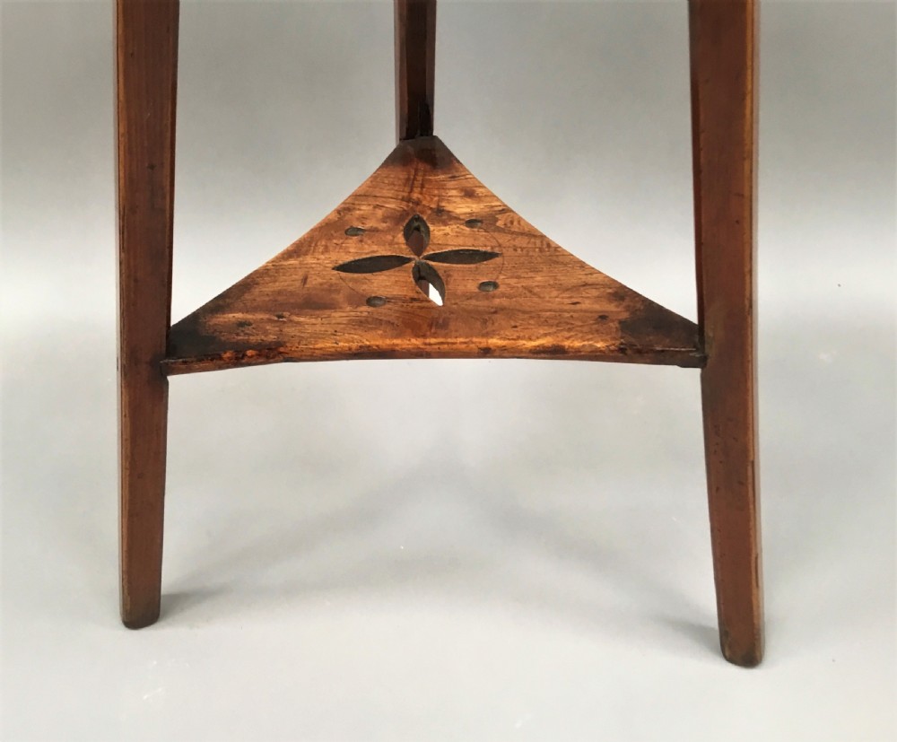C18th elm cricket table of small proportions View XI