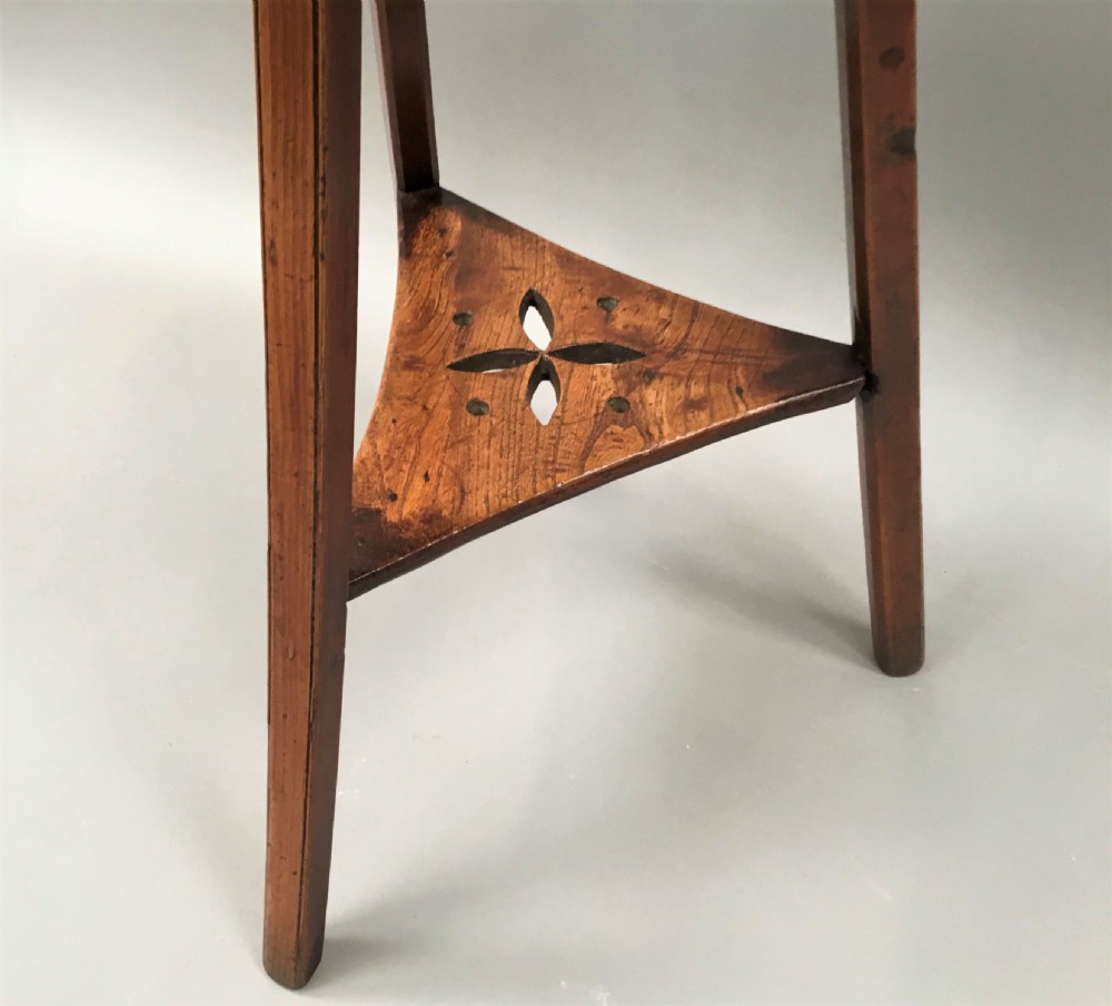 C18th elm cricket table of small proportions View XII