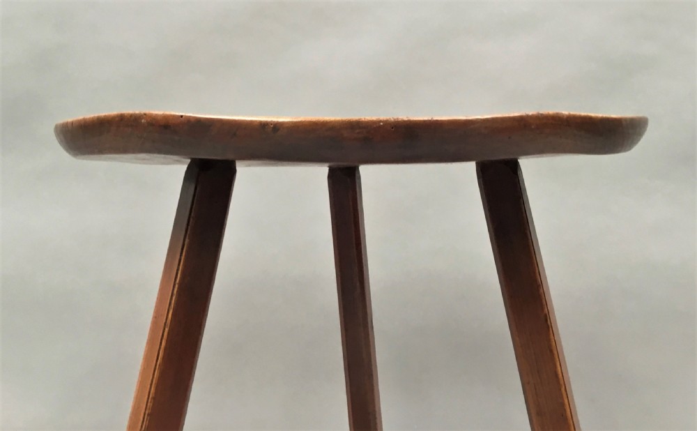 C18th elm cricket table of small proportions View XIV