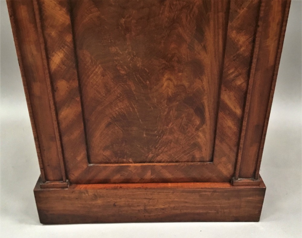 Late Regency pair of mahogany pedestal cabinets View X