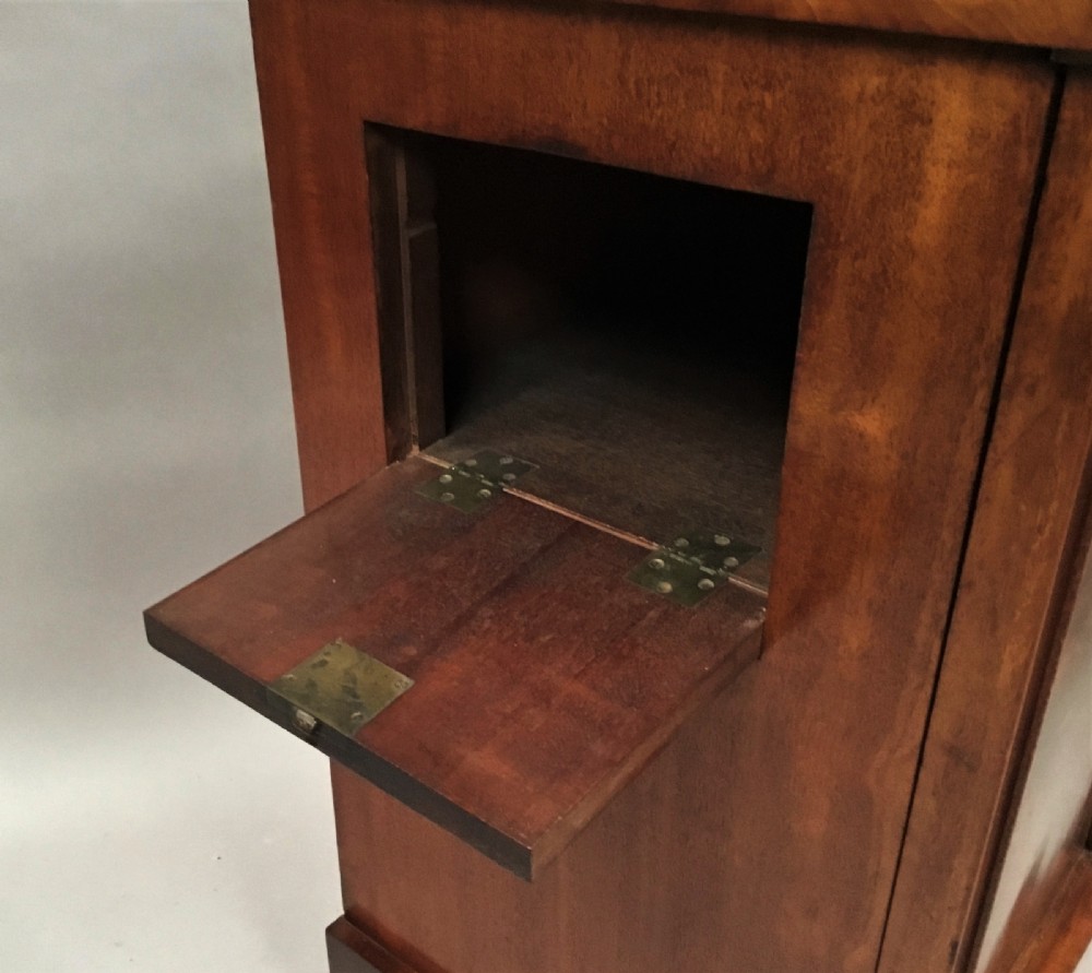 Late Regency pair of mahogany pedestal cabinets View XIX