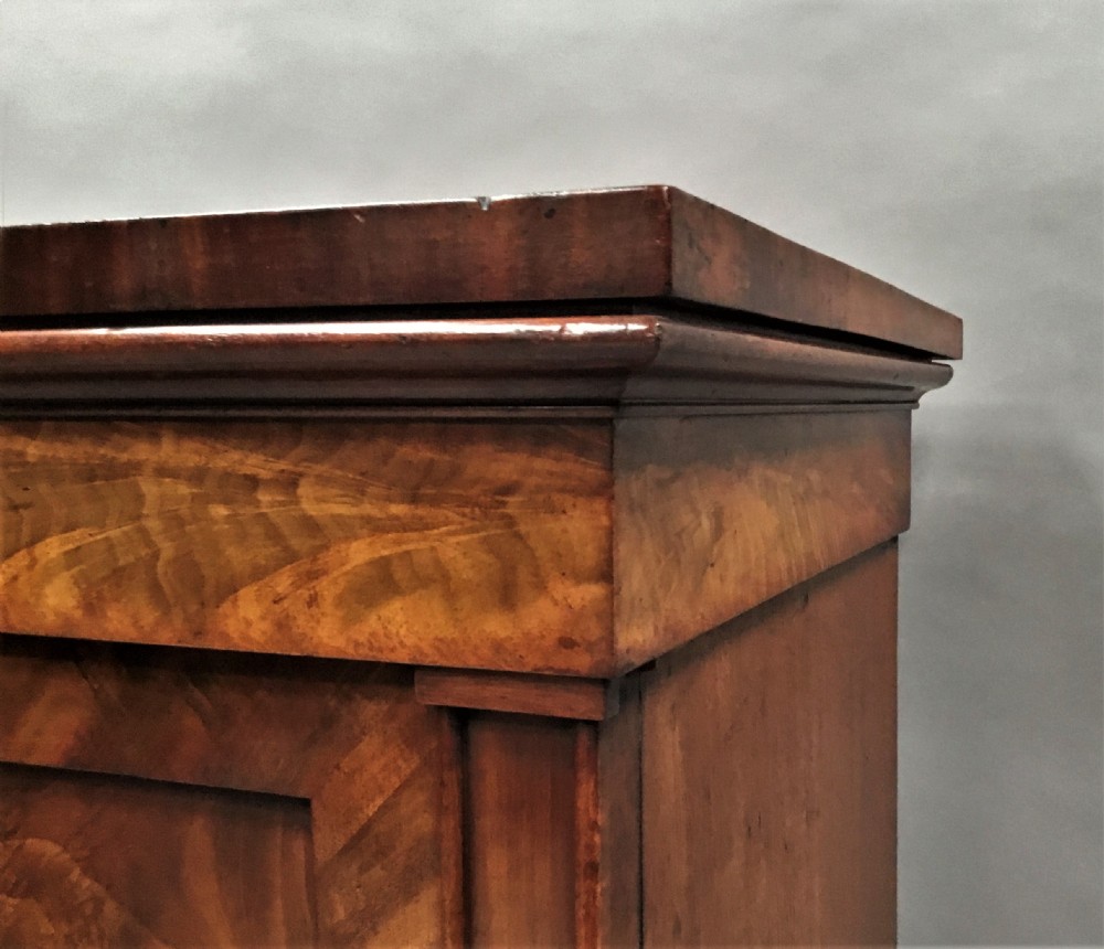 Late Regency pair of mahogany pedestal cabinets View XXI
