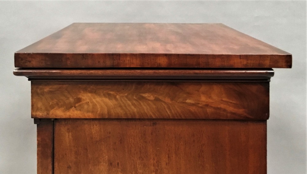 Late Regency pair of mahogany pedestal cabinets View XXIII
