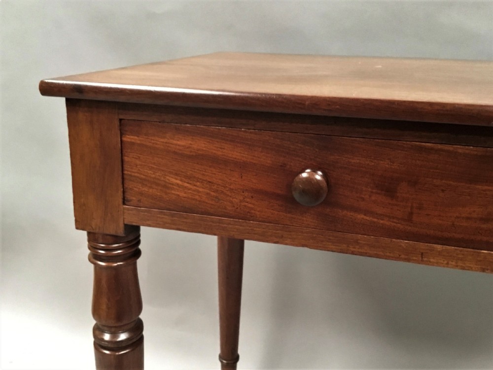 Regency mahogany side table by Toplis St Paul's Churchyard London View VII