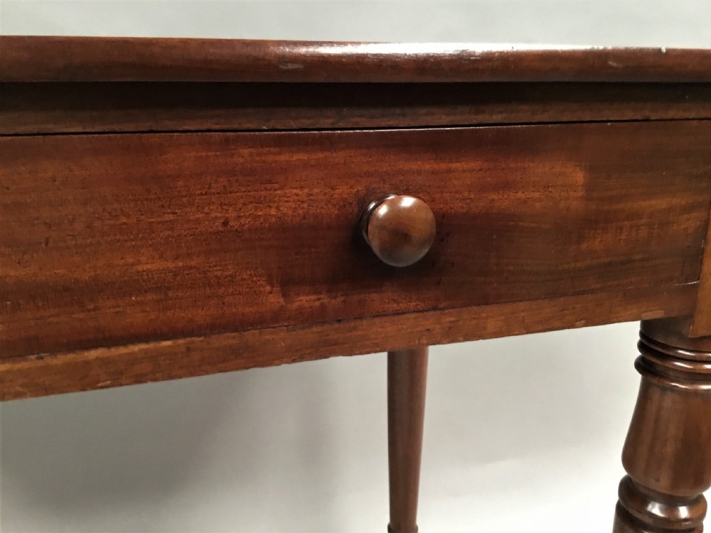 Regency mahogany side table by Toplis St Paul's Churchyard London View VIII