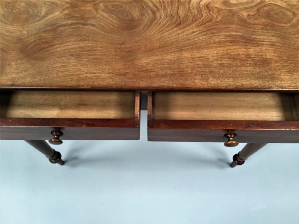 Regency mahogany side table by Toplis St Paul's Churchyard London View IX