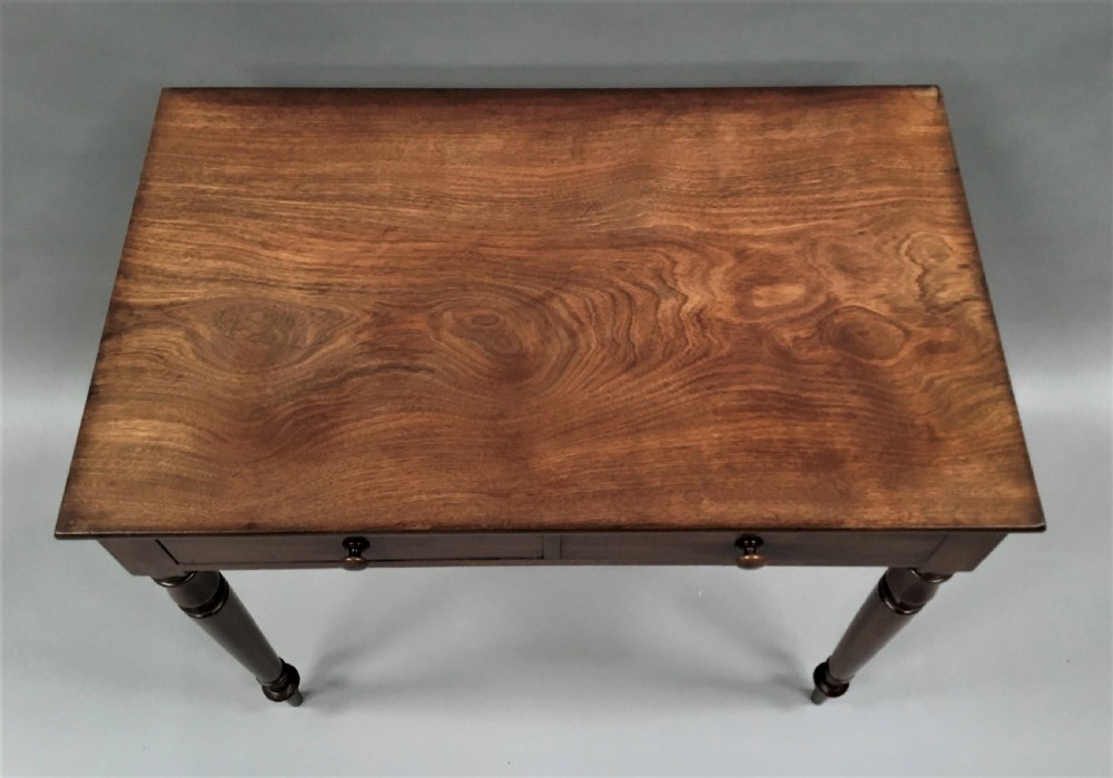 Regency mahogany side table by Toplis St Paul's Churchyard London View XII