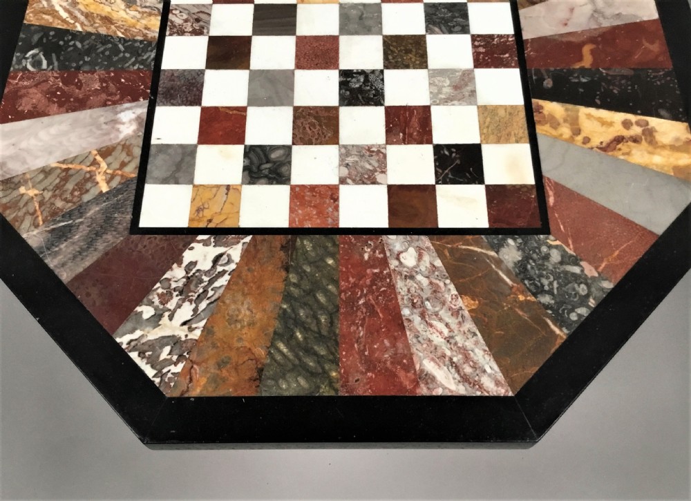  C19th Ashford specimen marble low table View V