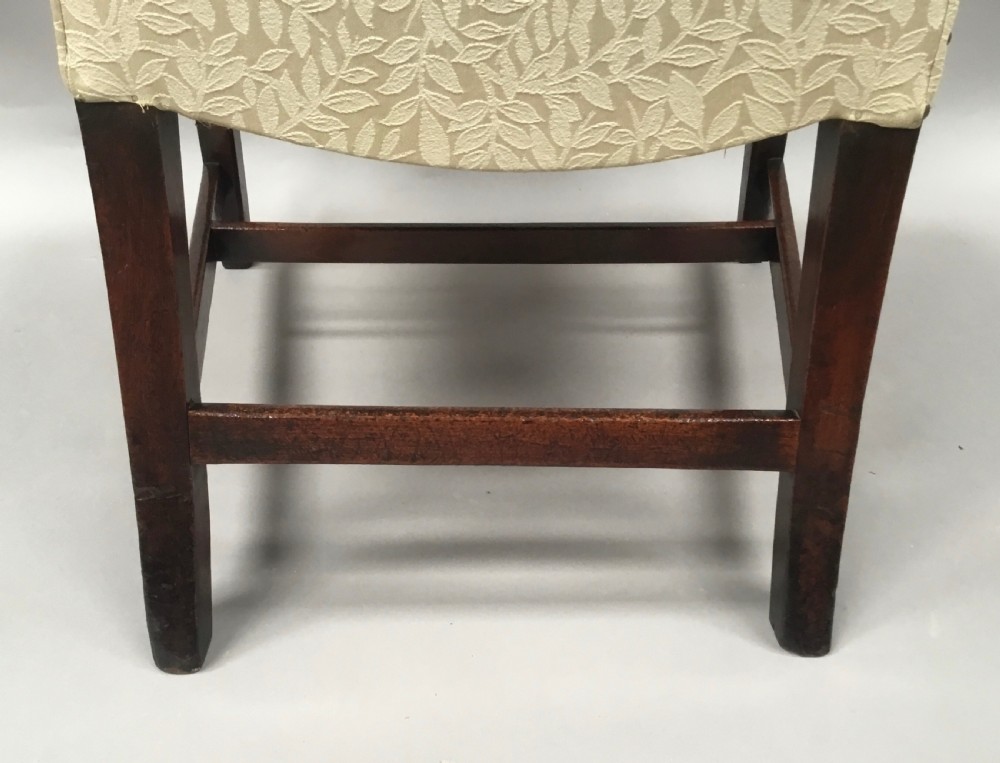 George III mahogany library armchair View XIX