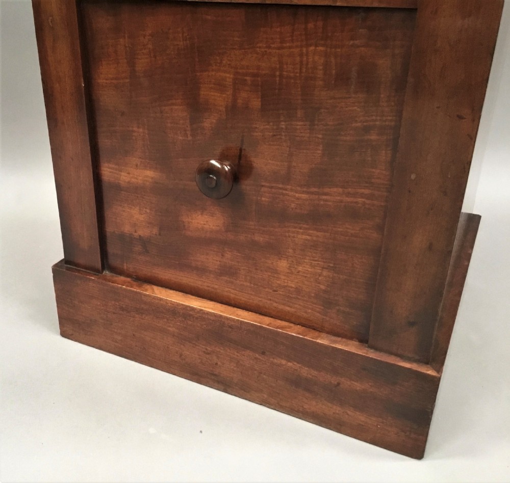 Regency pair of mahogany bedside cabinets by Holland and Sons View VIII