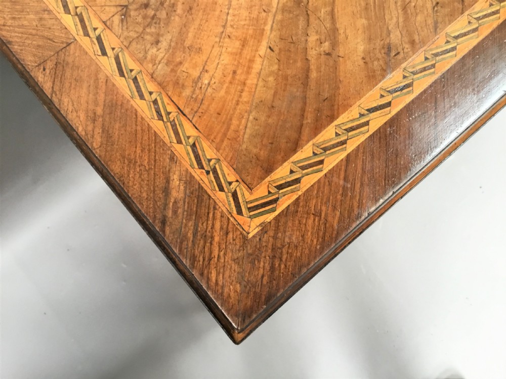 C18th Italian walnut inlaid commode View XII