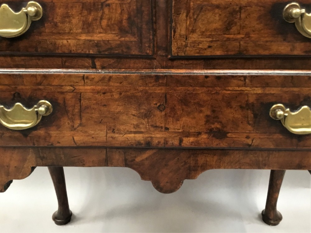 George I walnut cabriole leg lowboy  View VI